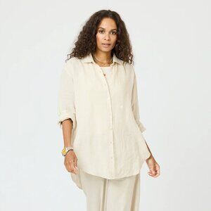 KERRI ROSENTHAL Mia Shirt Core Cream